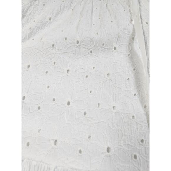 Kate & Sam Dress Womens Size Small S White Boho Hippie Prarie Summer Textured95 - Picture 5 of 16